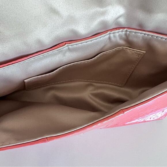 Coach Kristen Coral Patent Leather Wristlet Clutch - Picture 7 of 14